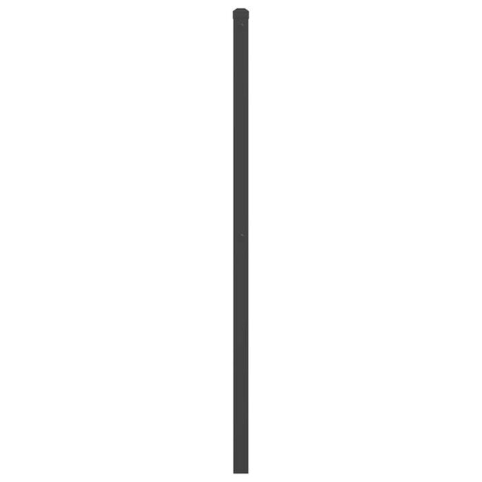 Vidaxl Metalowy zagłówek do łóżka 180 cm czarny - 66% taniej