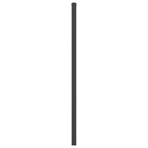 Vidaxl Metalowy zagłówek do łóżka 180 cm czarny - 66% taniej
