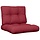 Zestaw poduszek na palety winnoczerwone 60x60/60x40 cm - 75% taniej