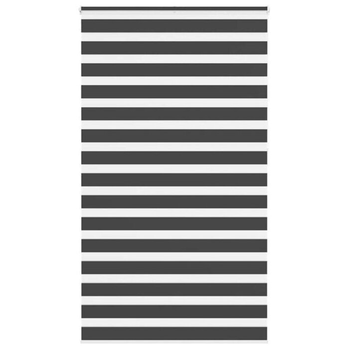 Vidaxl Roleta dzień noc 120x230 cm czarna - 65% taniej