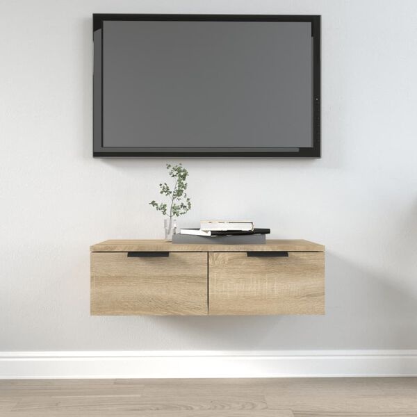 Vidaxl Szafka wisząca 68x30x20 cm dąb sonoma - 70% taniej