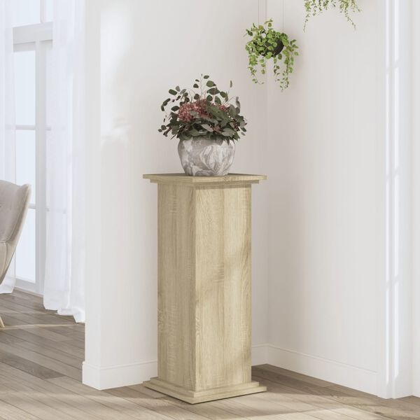 Vidaxl Stojak na kwiaty 33x33x80 cm dąb sonoma - 70% taniej