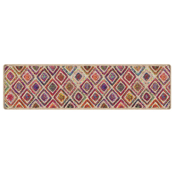 Vidaxl Wielokolorowy dywan antypoślizgowy 80x300 cm - 64% taniej
