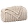Miękki koc polarowy 200 x 150 cm beżowy - 64% taniej