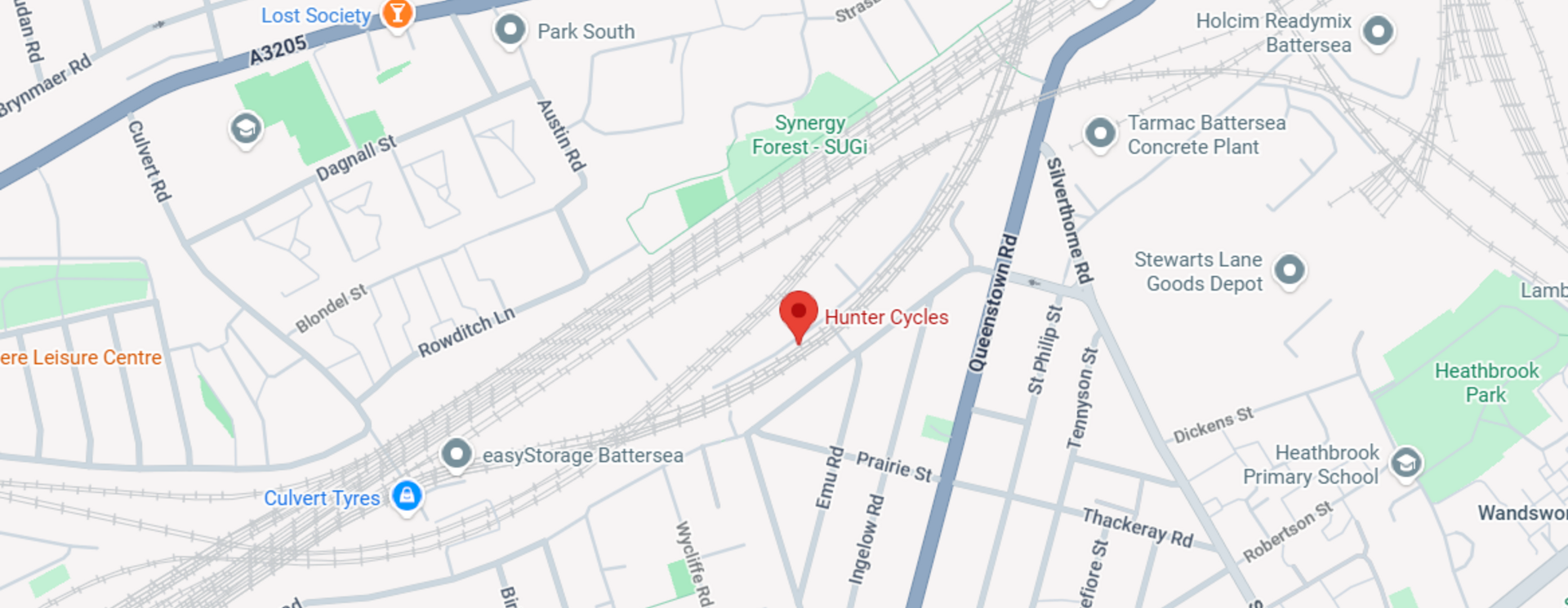 HUNTER CYCLES, BATTERSEA