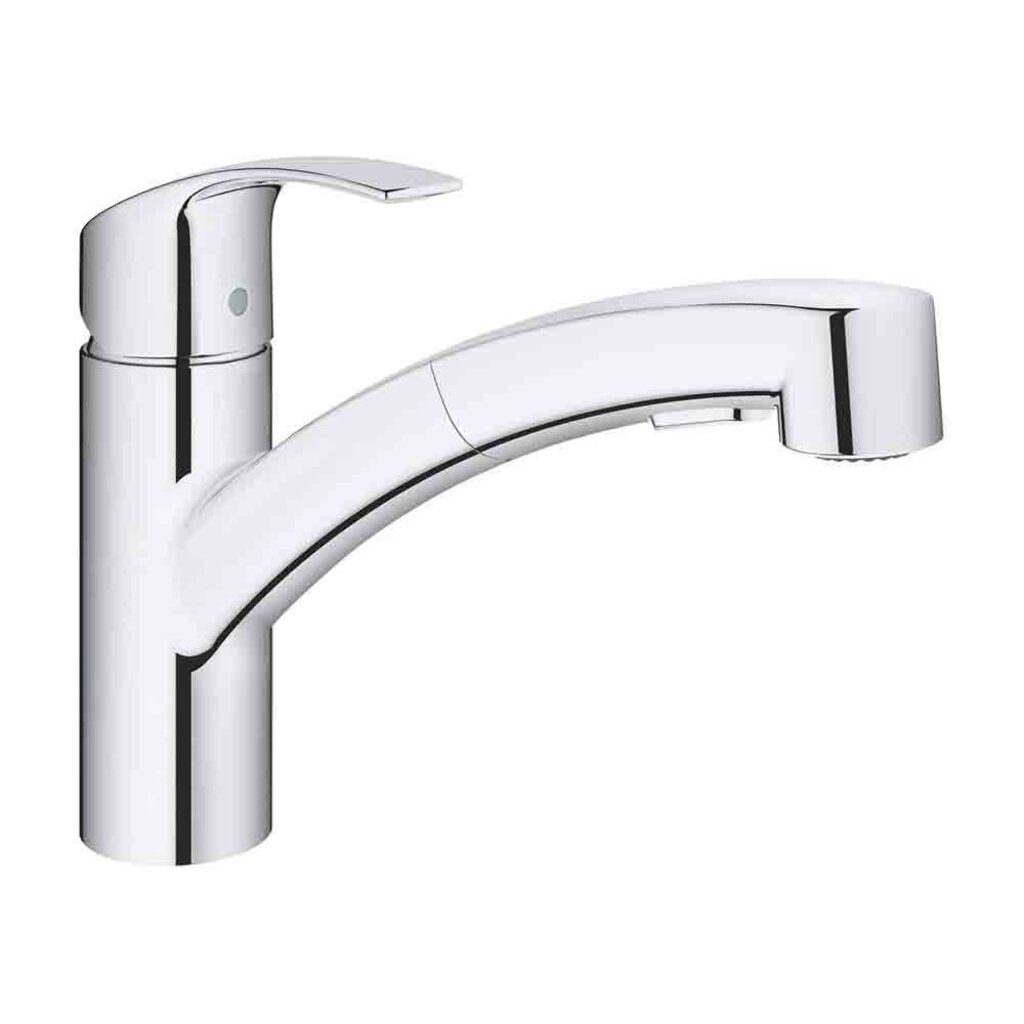 GROHE Eurosmart uittrekbare keukenkraan chroom – 30305001