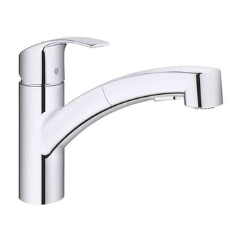 GROHE Eurosmart uittrekbare keukenkraan chroom – 30305001