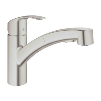 GROHE Eurosmart SuperSteel uittrekbare keukenkraan – 30305DC0