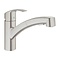  GROHE Eurosmart SuperSteel uittrekbare keukenkraan – 30305DC0