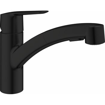 GROHE Eurosmart uittrekbare keukenkraan zwart – 303072431