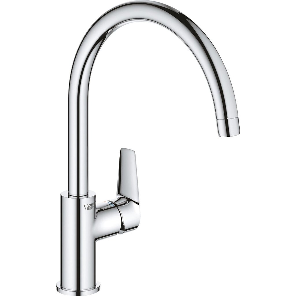 GROHE BauEdge keukenkraan met hoge uitloop chroom – 31367001