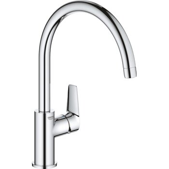 GROHE BauEdge keukenkraan met hoge uitloop chroom – 31367001