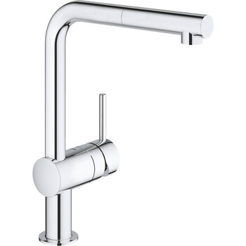GROHE Minta keukenkraan met uittrekbare handdouche chroom – 32168000