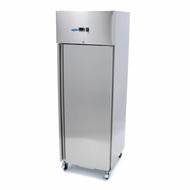 Maxima Gastro Kühlschrank - 400 l - -2 bis 8 °C - mit 4 Rollen und 2 Bremsen - 300 Watt