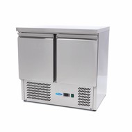 Maxima Kühltisch - 5 x 1/6 - 0 bis 10 °C - mit 2 Türen - 230 Watt