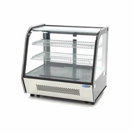 Maxima Kühlvitrine Gebäck - Schwarz - 120 l - 0 bis 12 °C - 180 Watt