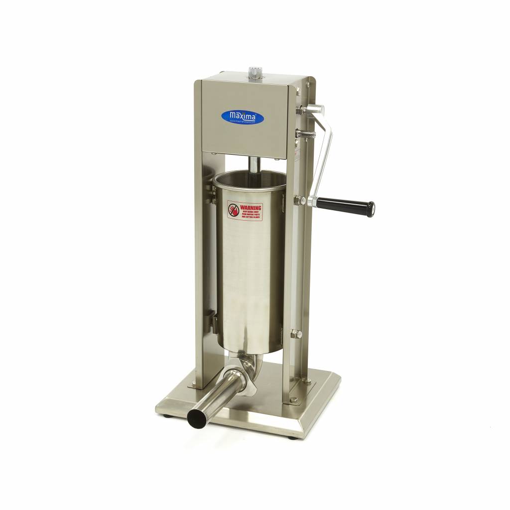 Maxima Worstenvuller 5L - Verticaal - RVS - 4 Vulbuizen unisex