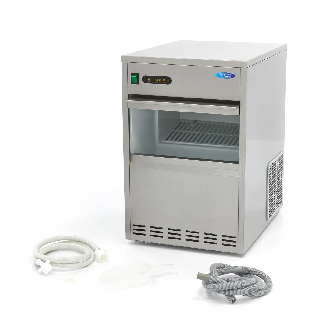 Ook verbannen Delegeren Ijsblokjesmachine 45kg/24u - Holle ijsblokjes - Luchtgekoeld - Maxima  Kitchen Equipment