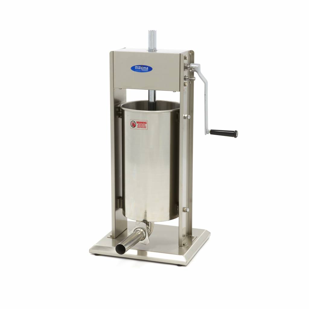 Sausage Filler 15L - Vertical - Stainless Steel - 4 Filling Tubes