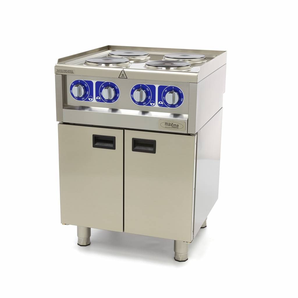 Commercial Grade Cooker 4 Burners Electric Maxima Kitchen Equipment