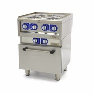 Maxima Commercial Grade Herd - 4 Brenner - Mit Ofen - Elektrisch - 60 x 60 cm