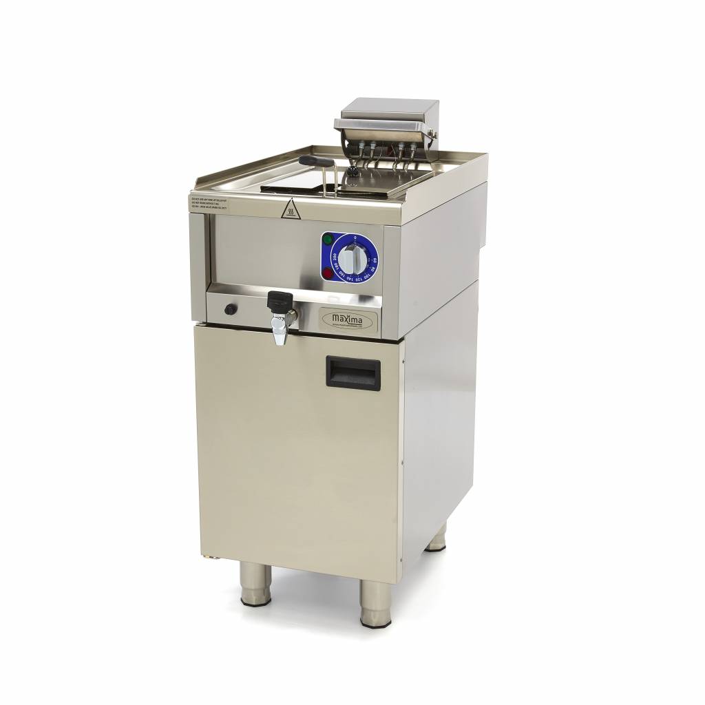 Deep Fryer 10L with Drain Tap Maxima Kitchen Equipment