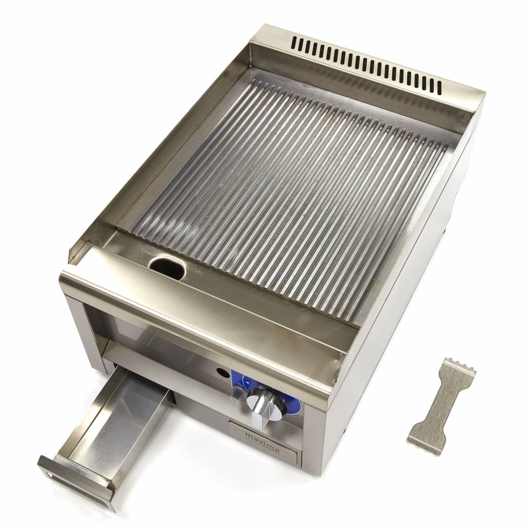 Commercial Grade Griddle Grooved Single Gas Maxima Kitchen Equipment