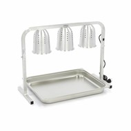 Maxima Gastro Wärmelampe - 3-fach - mit 1 x 1/2 GN-Behälter - 825 Watt