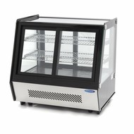 Maxima Kühlvitrine Gebäck - Schwarz - 125 l - 0 bis 12 °C - 160 Watt