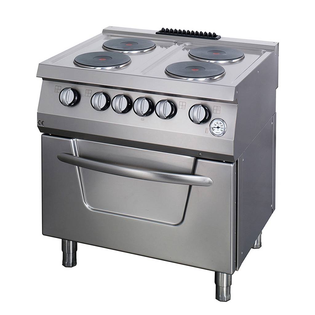 Heavy Duty Stove 4 Burners Including Oven Electric Maxima