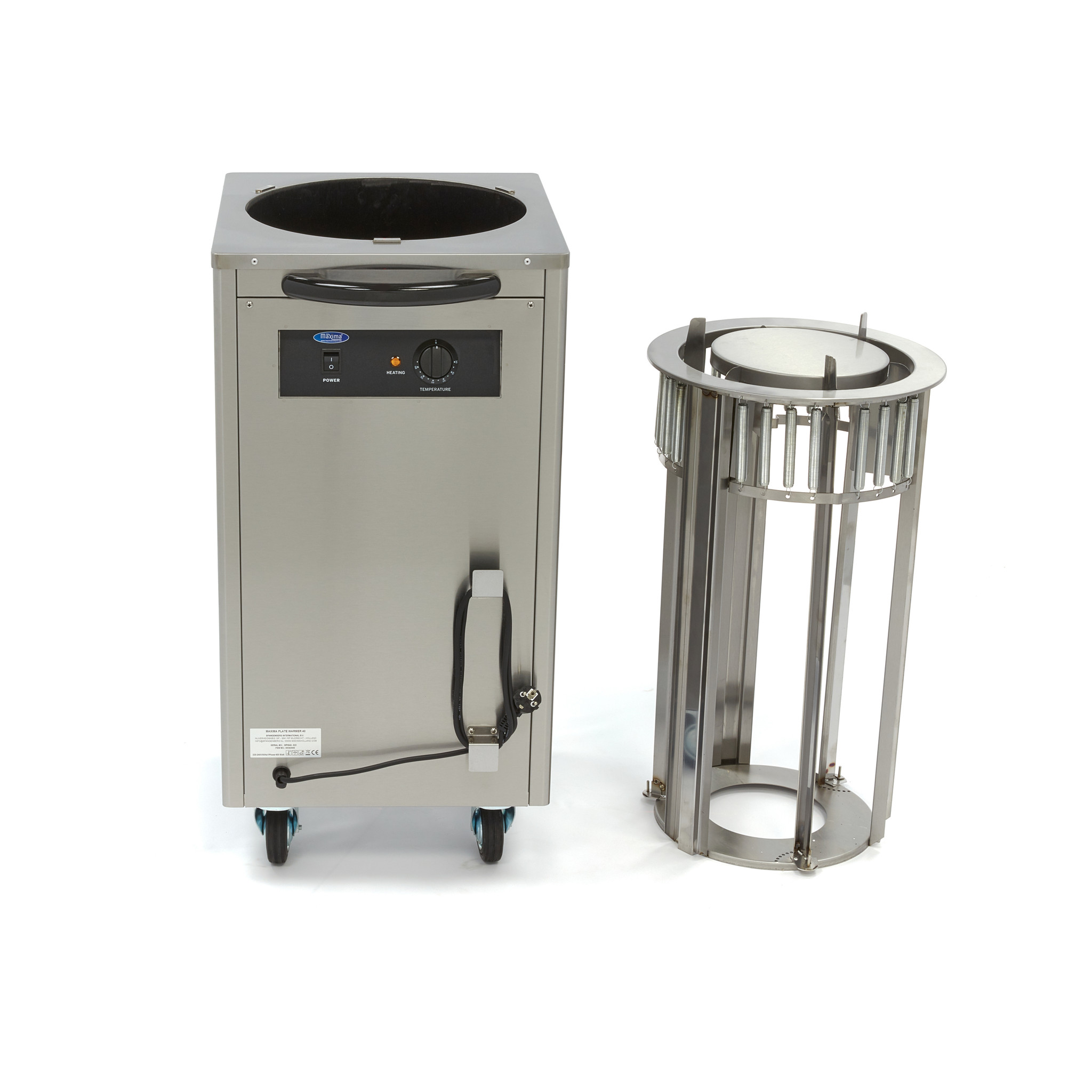 Plate warmer / Plates dispenser 40 pieces up to 30 cm Maxima Kitchen