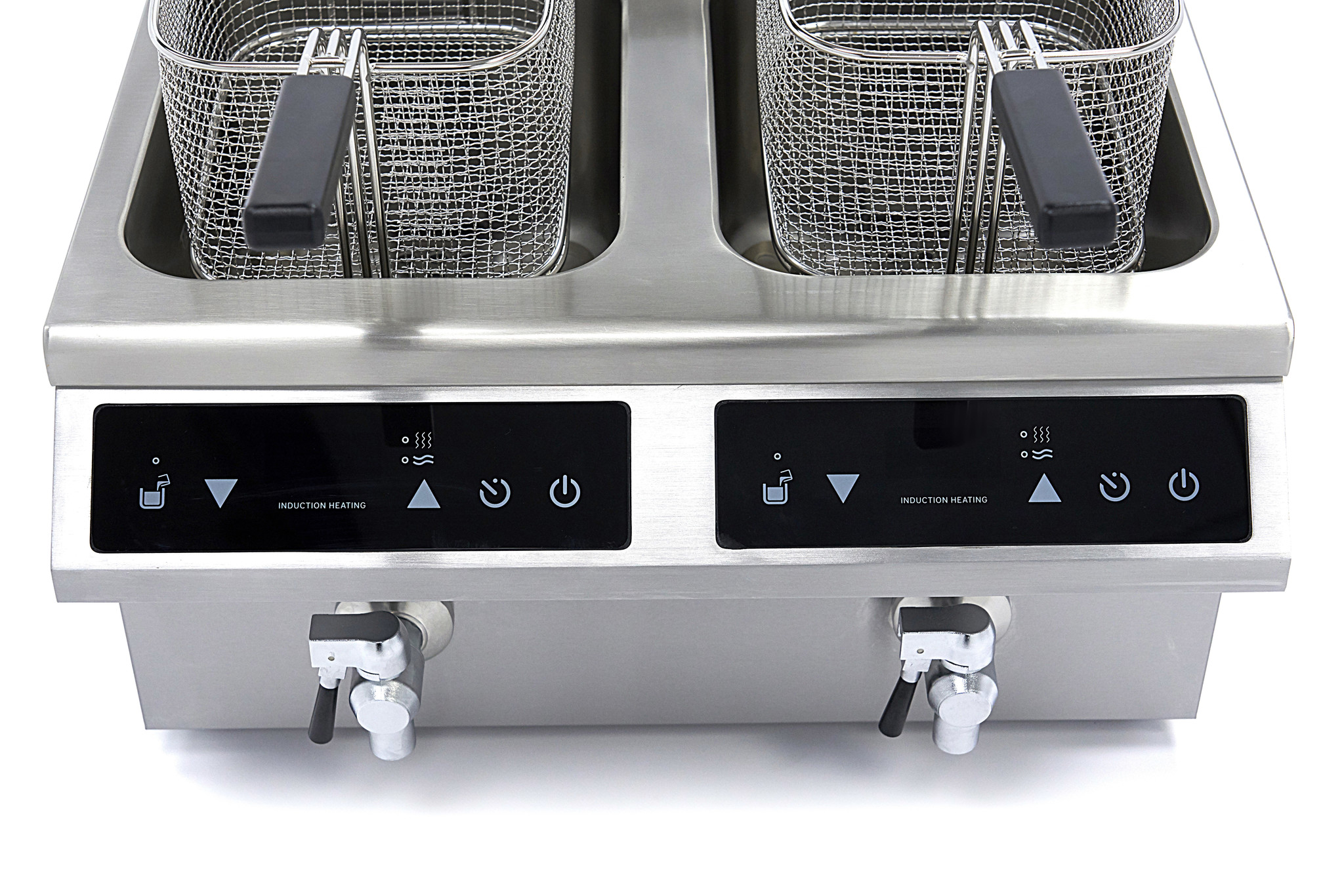Induction Fryer / Induction Deep Fryer 2 x 8L with Faucet Maxima