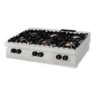 Maxima Premium Kookplaat - 6 Pitten - Gas