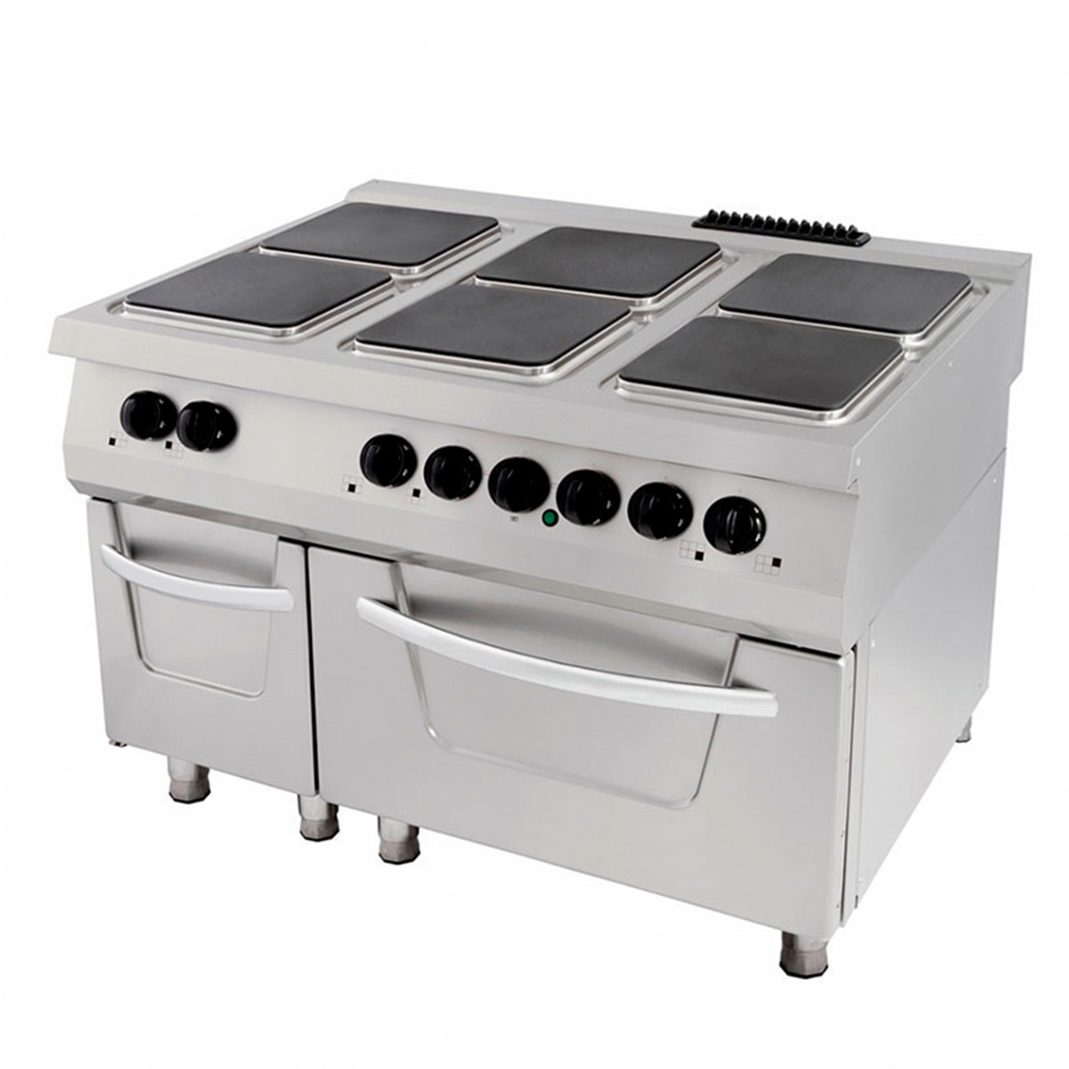 Premium Stove 6 Burners Including Oven Electric Maxima Kitchen Equipment