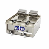 Maxima Commercial Grade Fryer 2 x 10L - Electric - 60 x 60 cm with Faucet