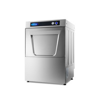 Maxima Glazenspoelmachine 35x35cm Korf met Afvoer, Glans- en Zeeppomp