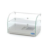 Maxima Wärmevitrine - 55 cm - 2 Ebenen - Edelstahl - 45 l - 30 bis 90 °C - 800 Watt