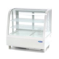 Maxima Kühlvitrine - Weiß - 100 l - 0 bis 12 °C - 160 Watt