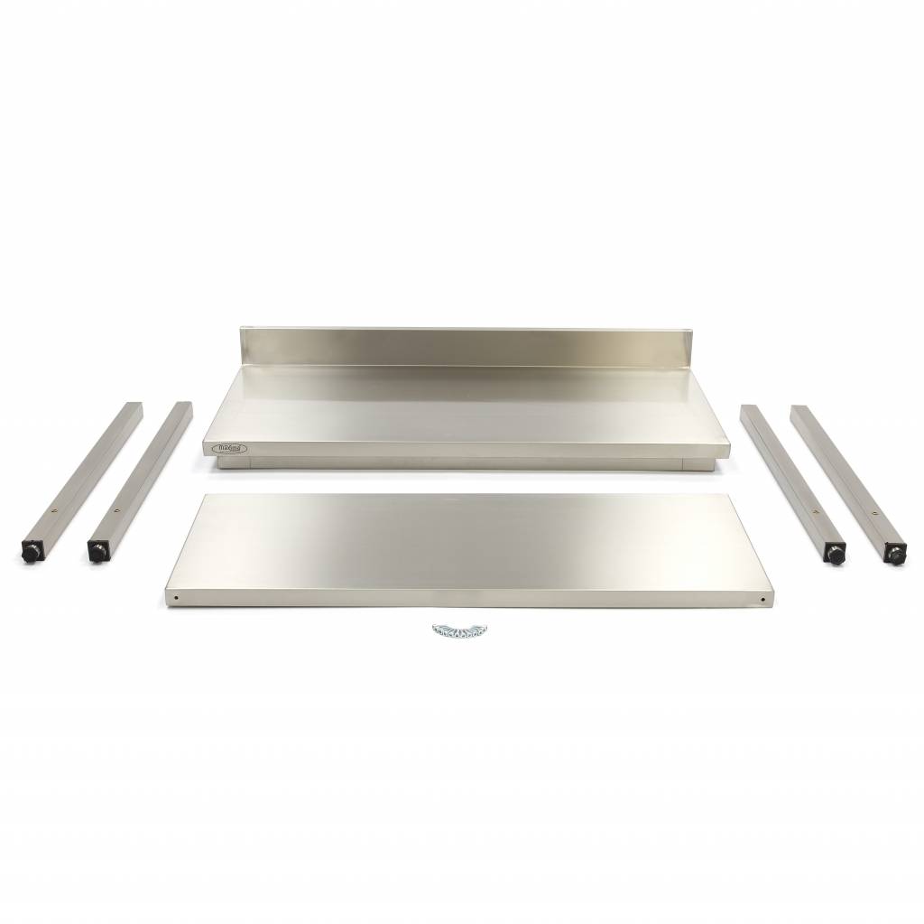 Maxima Stainless Steel Workbench Deluxe 600 X 600 Mm With