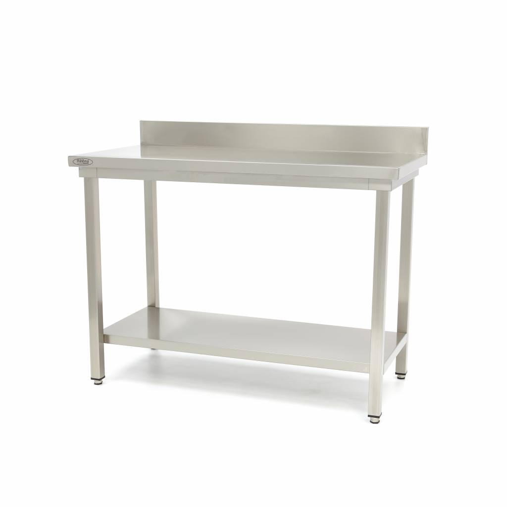 Maxima Stainless Steel Workbench Deluxe 1600 X 600 Mm With