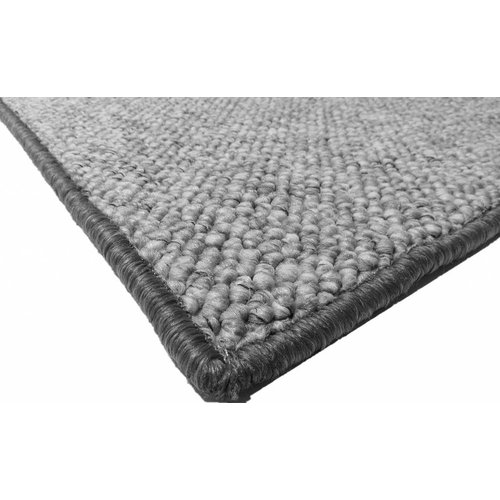 Modern tapijt met wol optiek, grijs