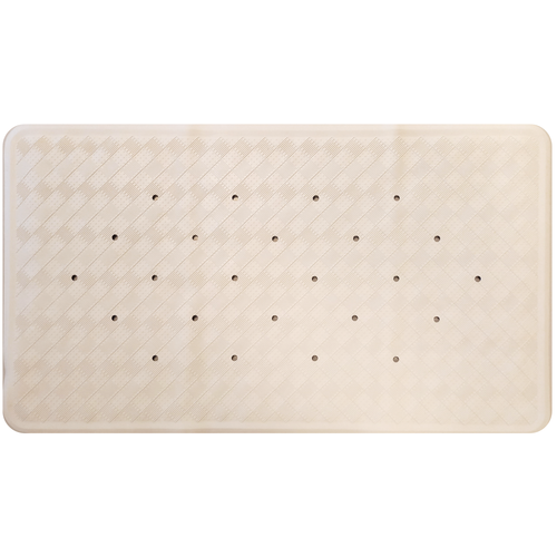 Antislip rubberen badmat, wit