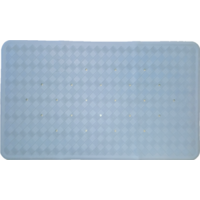 Antislip rubberen badmat, blauw