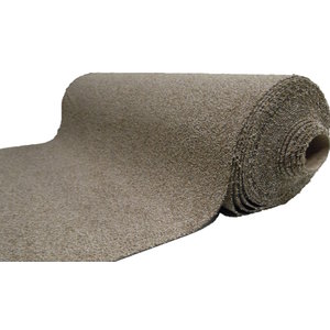 Minimaal Score wetenschapper Katoenen droogloopmat beige op maat , 120 cm - Ikado.nl