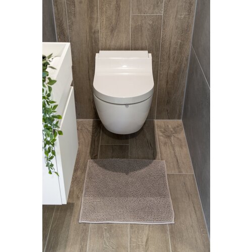 WC mat antislip, taupe