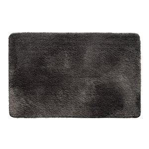 Hoogpolige badmat donkergrijs Hoogpolige badmat donkergrijs