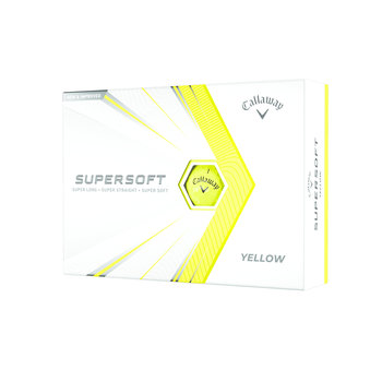 Callaway Supersoft (geel) NIEUW in doosje van 12 stuks