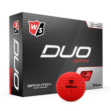 Wilson Staff DUO SOFT (mat rood) - BEDRUKKEN