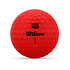 Bedrukte Wilson Staff DUO SOFT (mat rood)