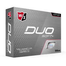 Wilson Staff DUO SOFT (wit) - BEDRUKKEN